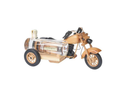 HARLEY dřevěná motorka se slivovicí 0,35 L 40%