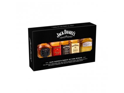 Jack Daniels Family of Spirits Mini Pack 5x 0,05l