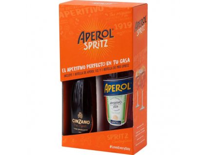 Set Aperol 0,7l + Cinzano Pro-Spritz 0,75l