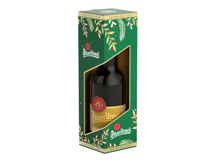 Pilsner Urquell Pivo ležák světlý 1l v dárkové lahvi