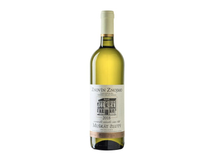 Muškát žlutý 2018 zemské víno Znovín 0,75l