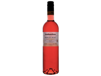 Merlot rosé pozdní sběr Tetur 0,75l