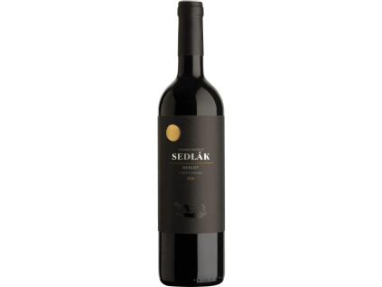Sedlák Merlot 2018 výběr z hroznů 0,75l