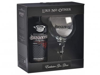 Brockmans Gin v dárkovém balení se skleničkou