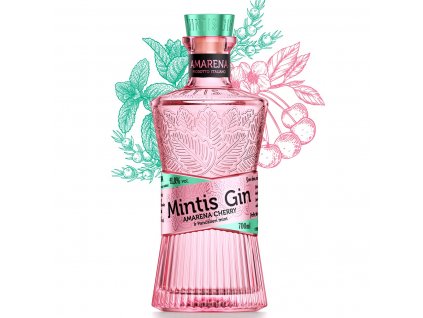 Mintis Gin Amarena Cherry 41,8% 0,7l