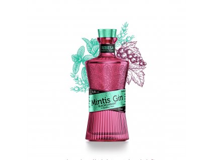 Mintis Gin ribesa blackcurrant 41,8%