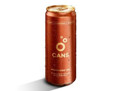 cans peach iced tea