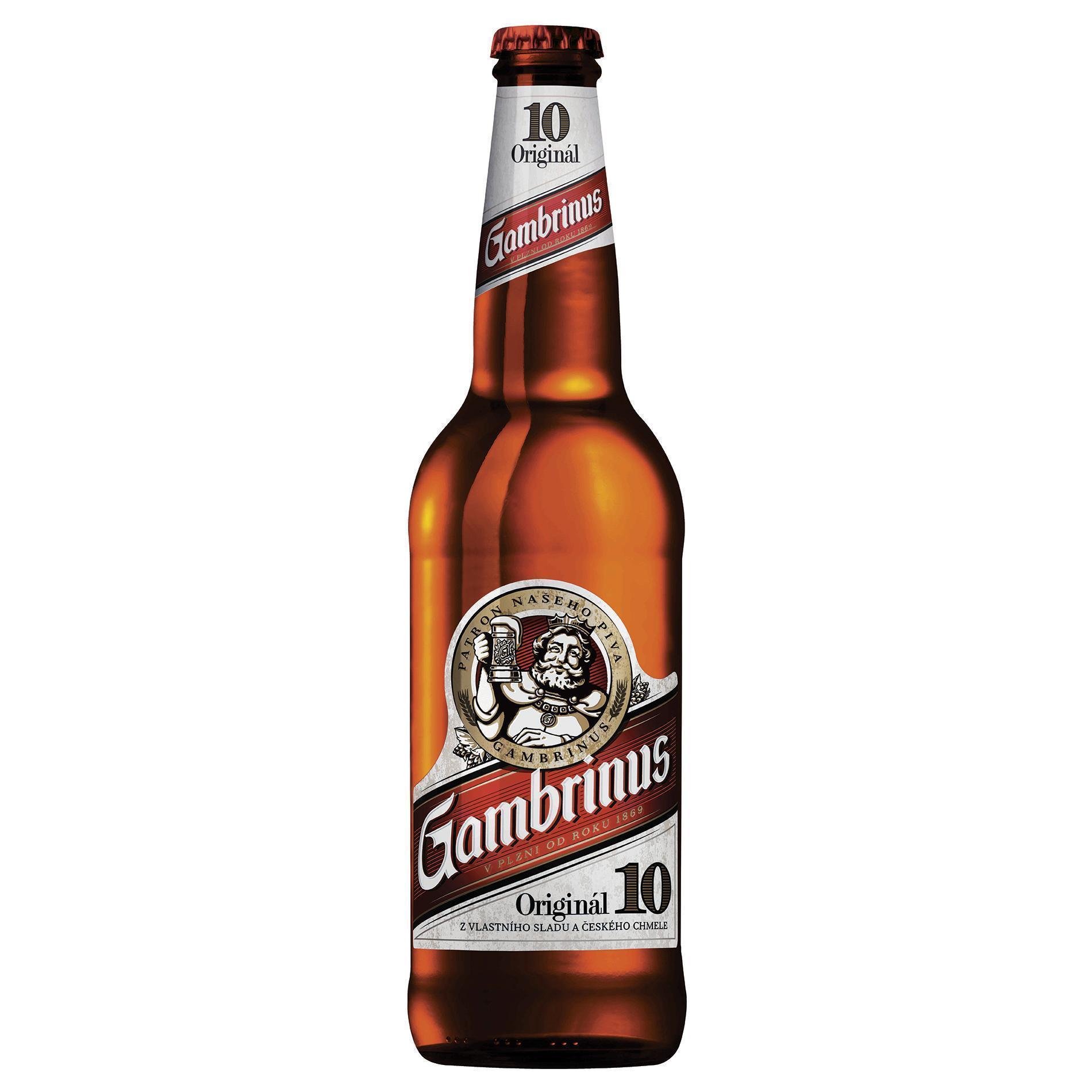 Gambrinus Originál světlé výčepní 10 0,5 l (sklo)