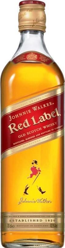 Johnnie Walker Red Label 40% 0,7l (holá láhev)