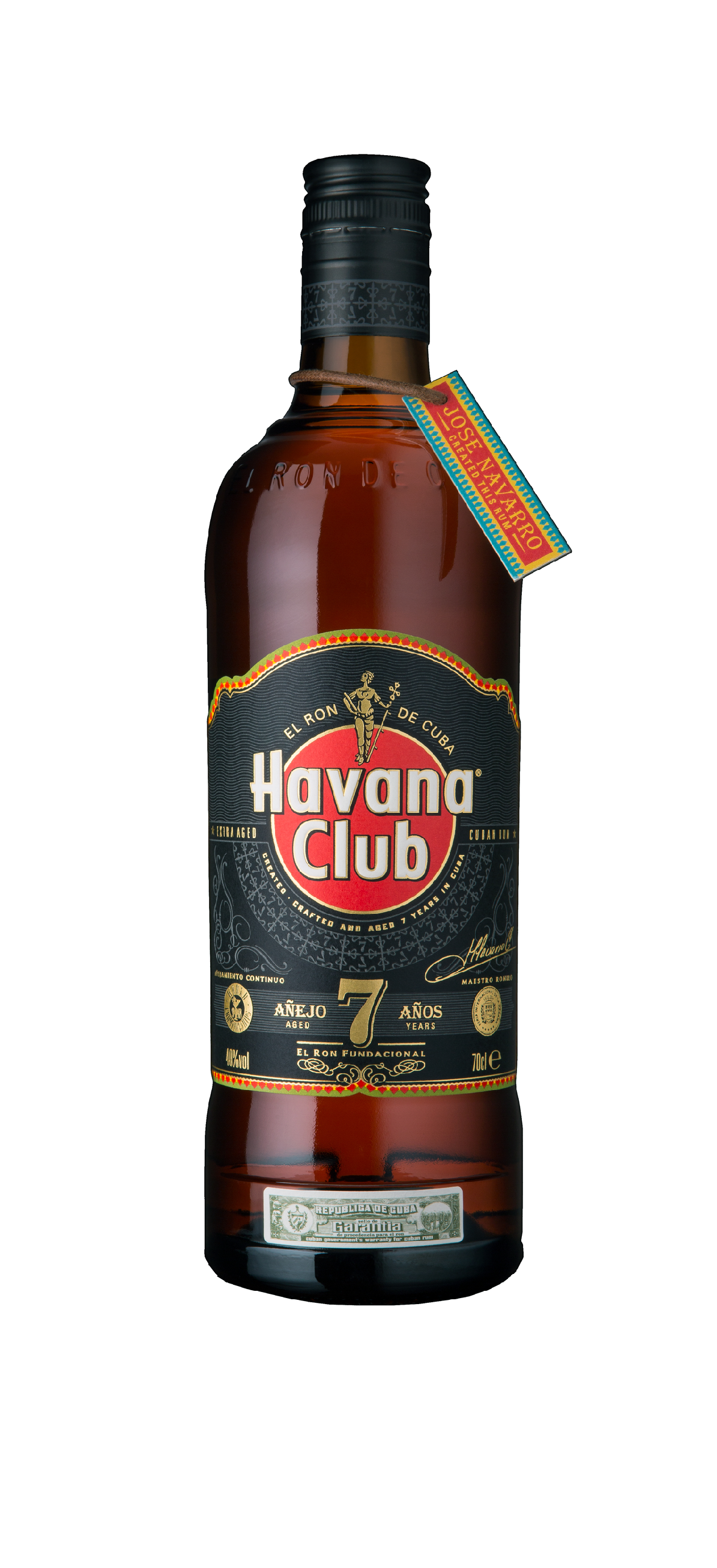 Havana Club 7 letý 40% 0,7l (čistá flaša)