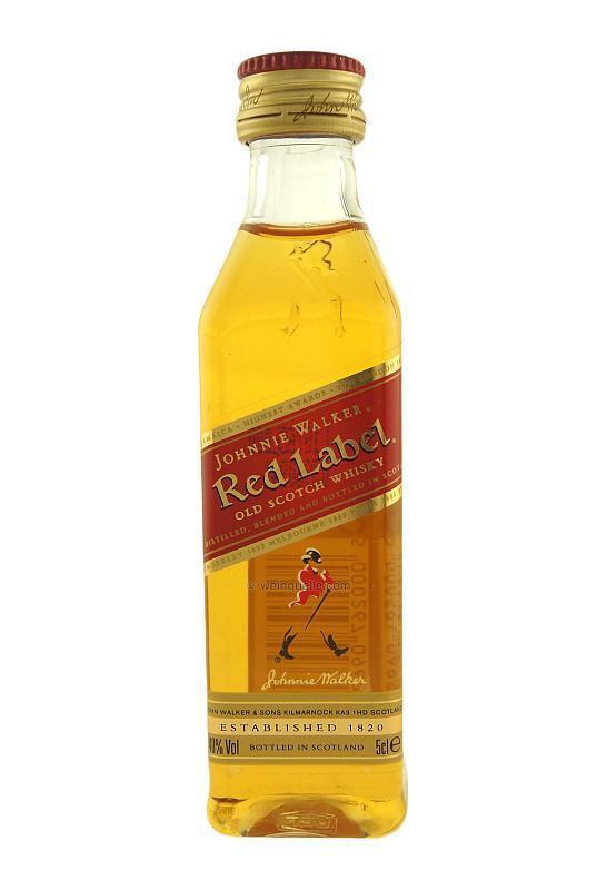 Johnnie Walker Red 5y 40% 0,05 l (holá láhev)