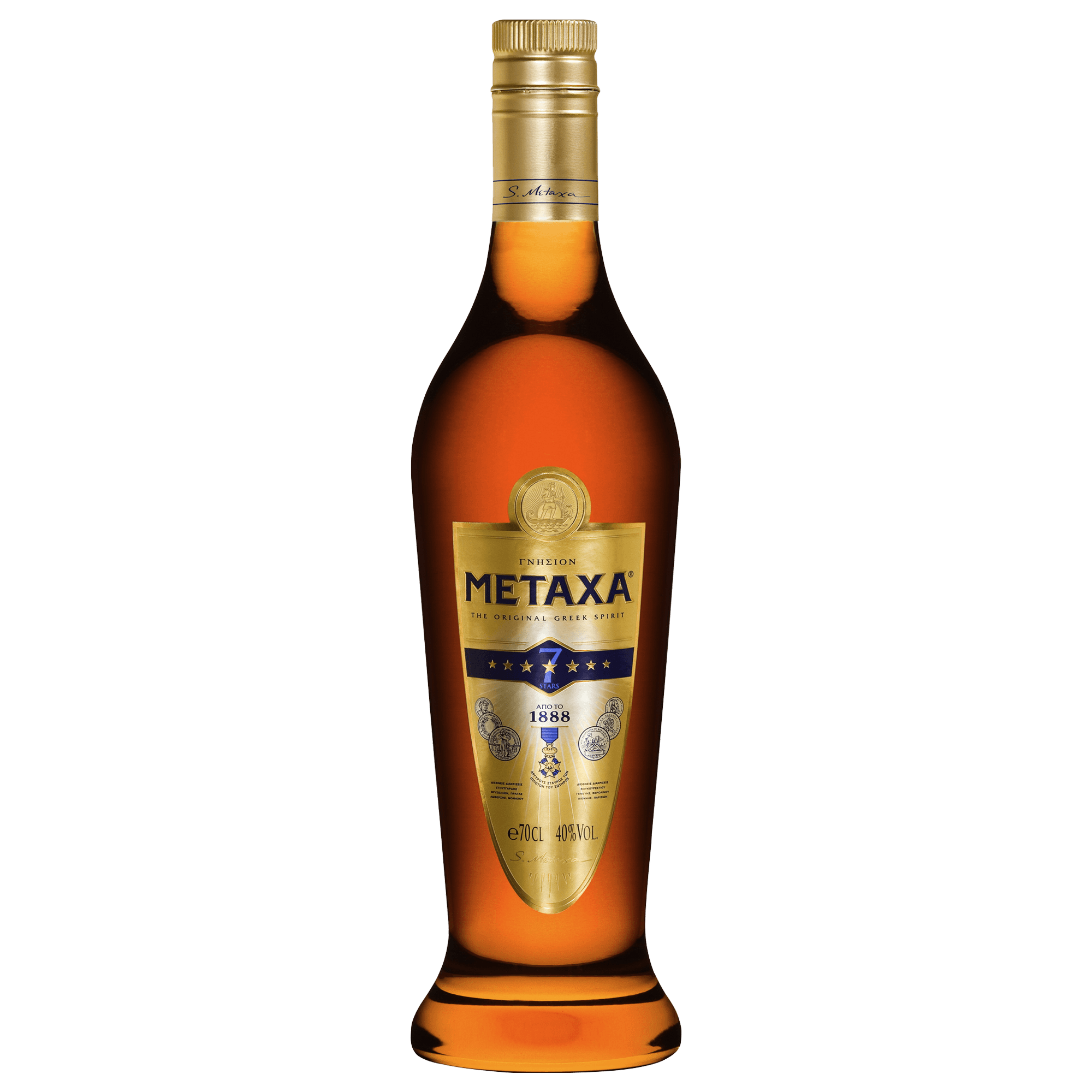 Brandy Metaxa 7* 0,7 l (holá láhev)