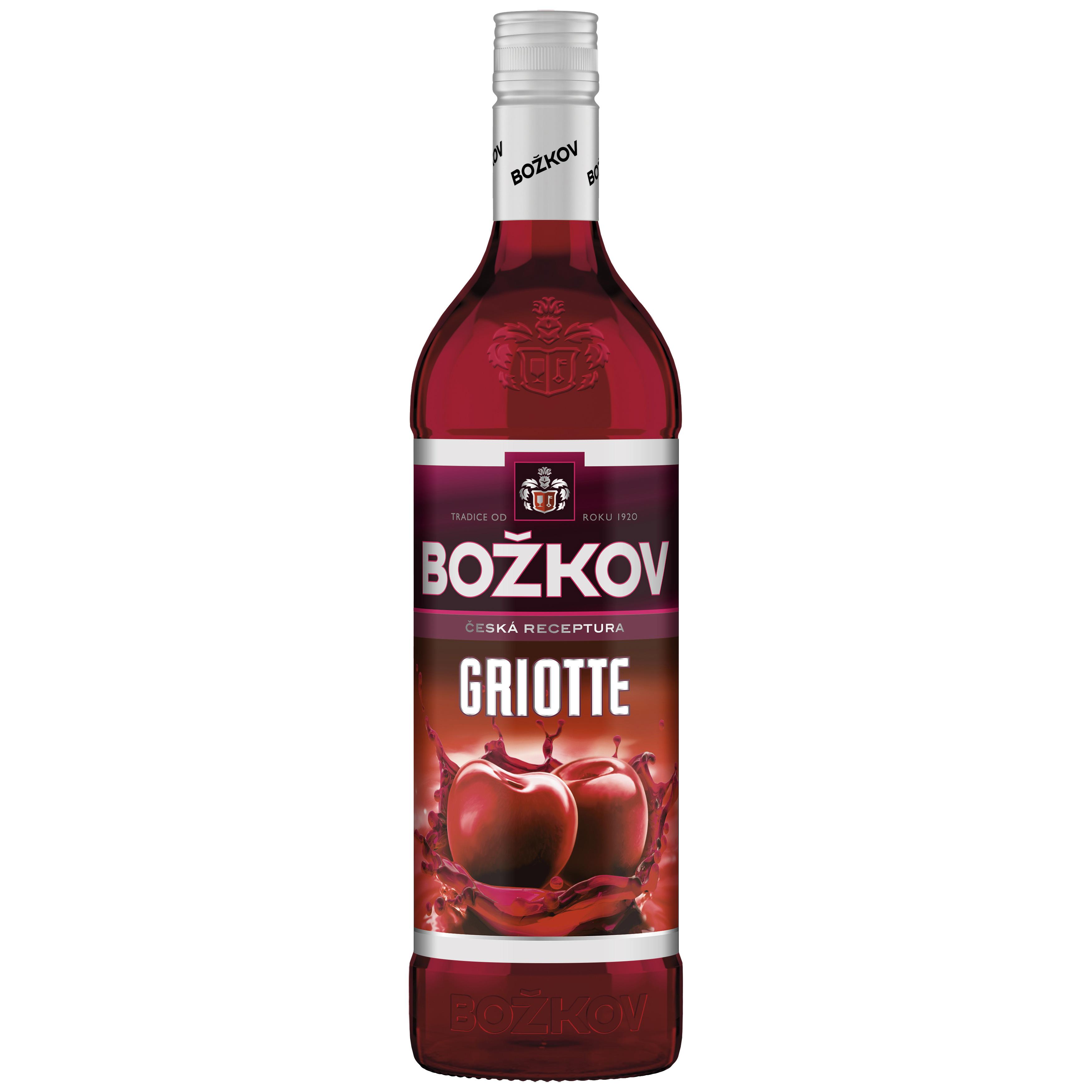 GRIOTTE LIKÉR BOŽKOV 18% 1l (holá láhev)