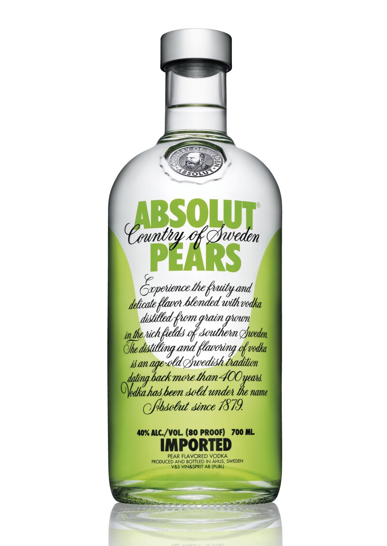 Absolut pears 40% 0,7 l (holá láhev)