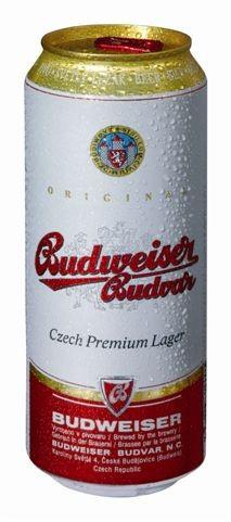 BUDVAR ležák PLECH 0,5 L