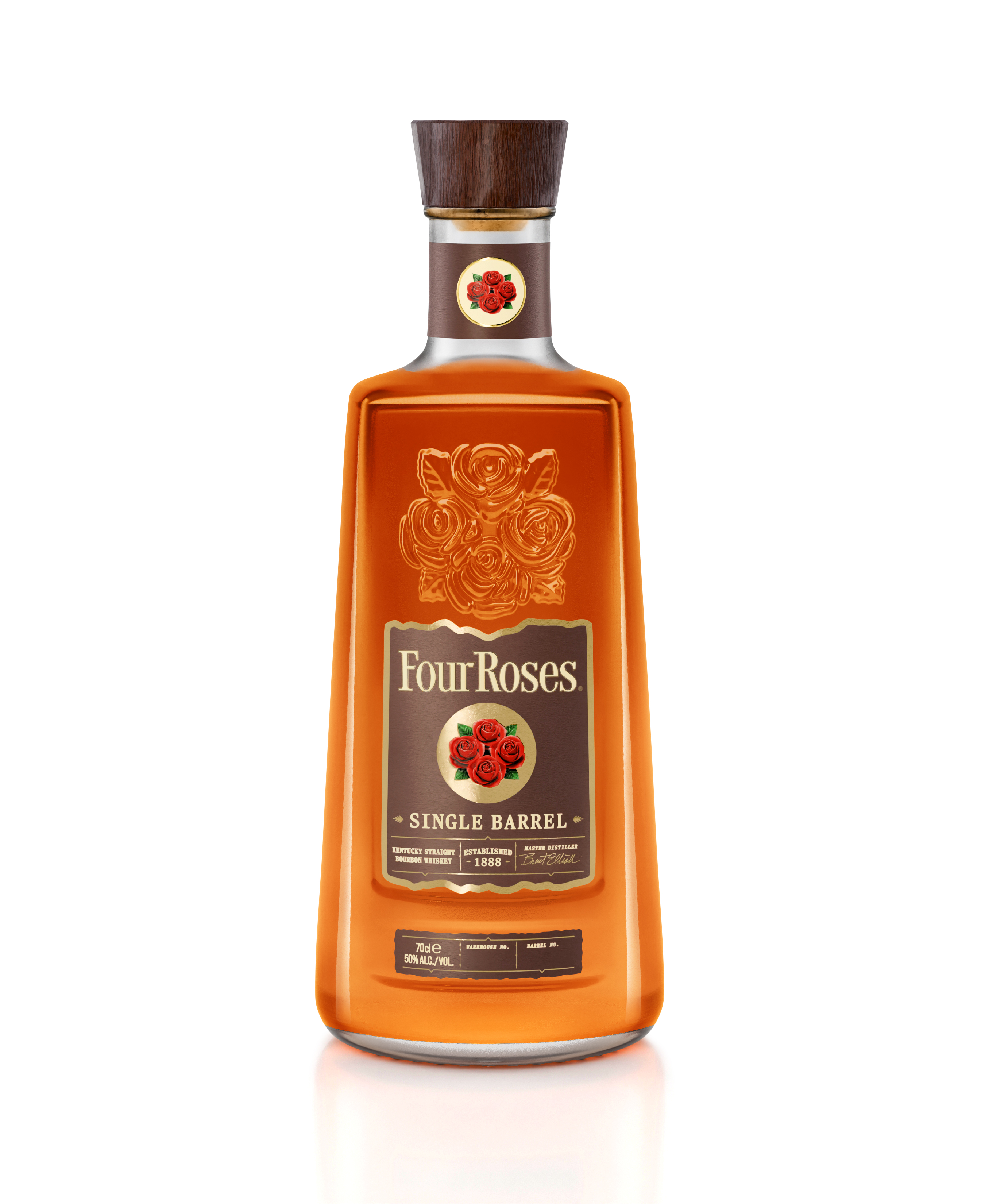 Bourbon Four Roses Single Barrel 50% 0,7 l (holá láhev)