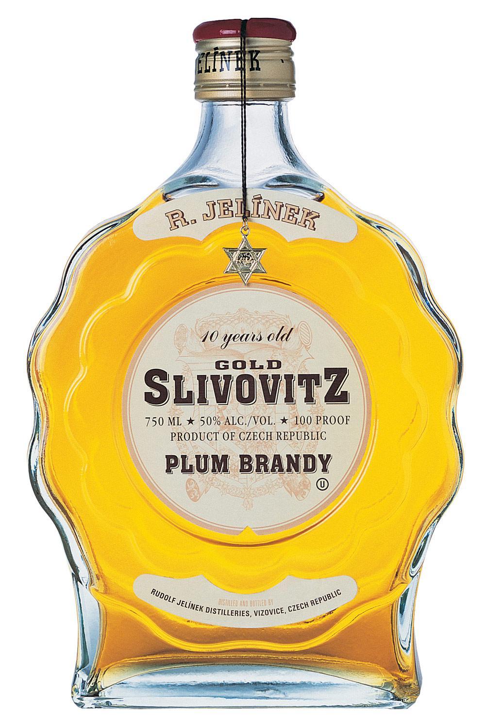 Jelínek Gold Slivovitz 10YO 50% 0.7L (karton)