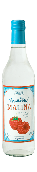 Valašská malina Fleret 36% 1l (holá láhev)