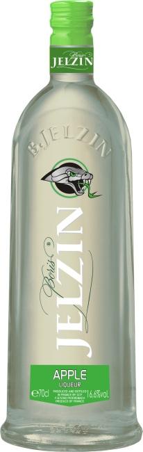 VODKA JELZIN SAURER APFEL 16,6% 0,5l (holá láhev)