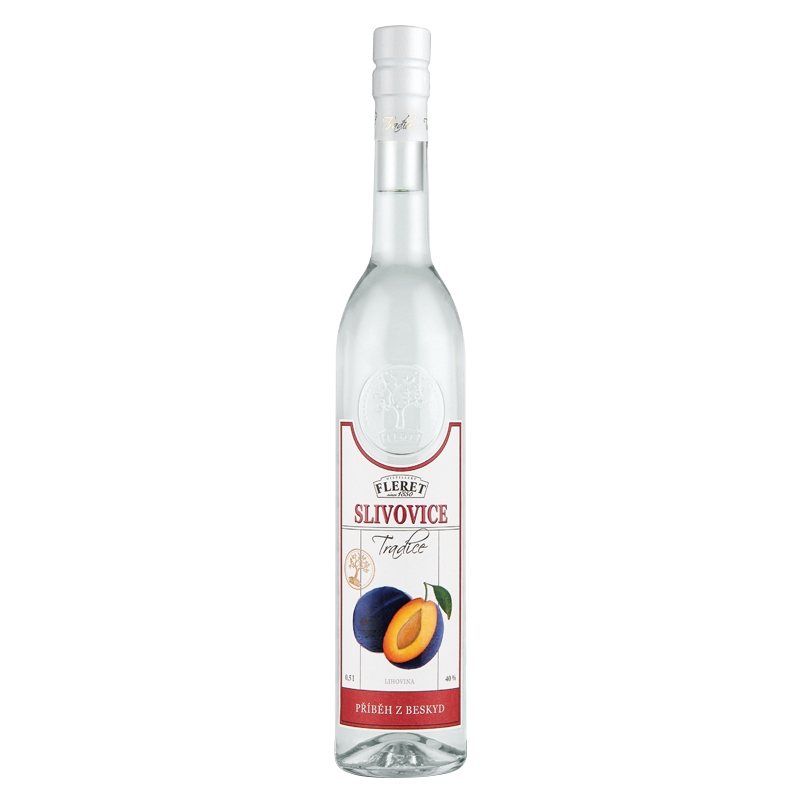 Fleret Distillery Fleret tradice slivovice 40 % 0,5 l