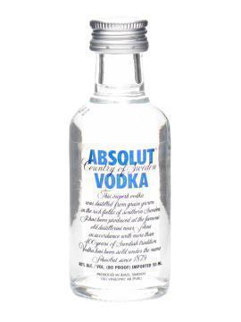 VODKA ABSOLUT BLUE MINI 0,05L
