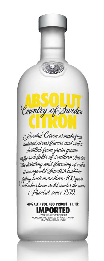 Absolut Citron 1l 40%