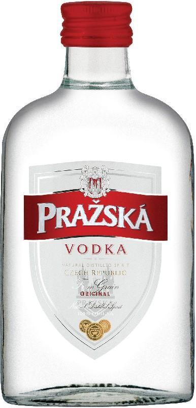 VODKA PRAŽSKÁ 40% 0,2l (holá láhev)