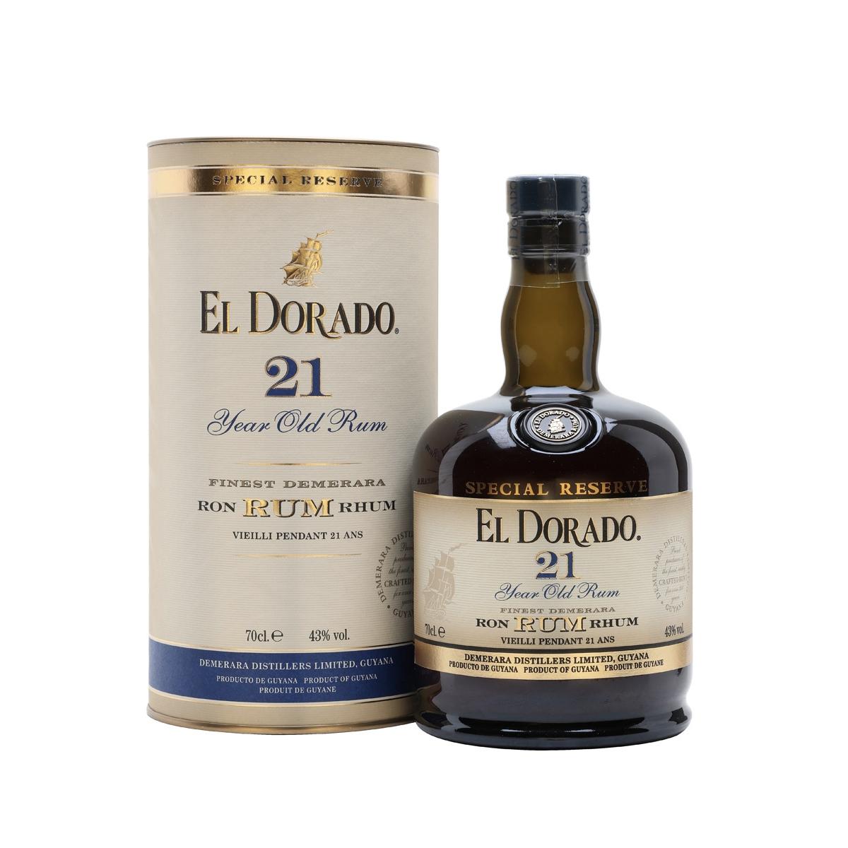 El Dorado 21YO 43% 0,7l (tuba)