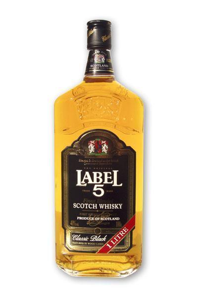 LABEL 5 40% 1 l (holá láhev)