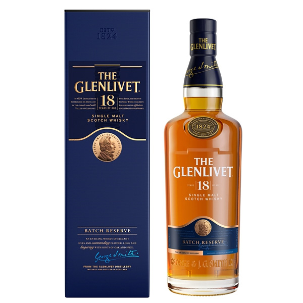 GLENLIVET 18 Y WHISKY 40% 0,7l (Karton)