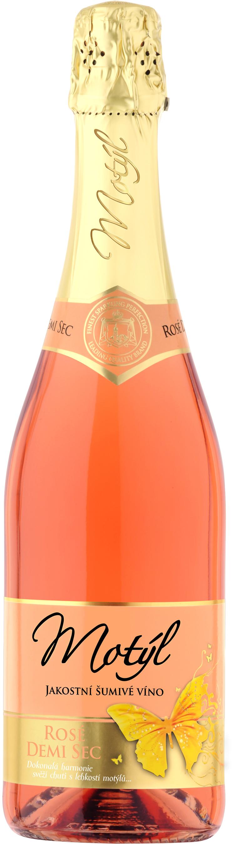 Motýl demi sec rosé