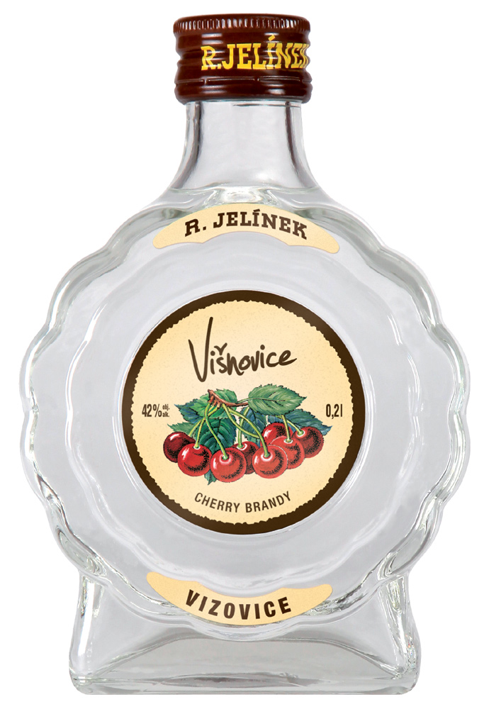 Pálenka z višní 42 % 0,2 l Rudolf Jelínek