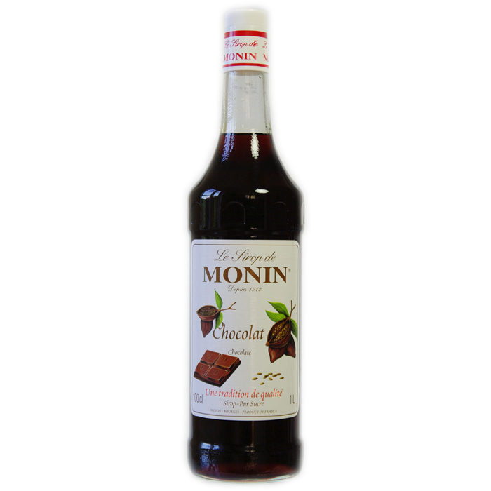 Le Sirop de MONIN Chocolate 1,0L (holá láhev)
