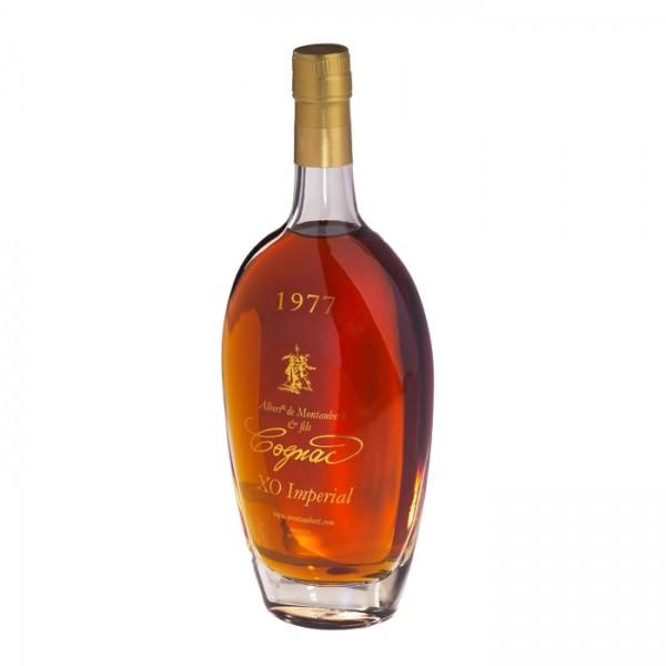 ALBERT DE MONTAUBERT COGNAC 1977 40% 0,7l (Dřevěný obal)