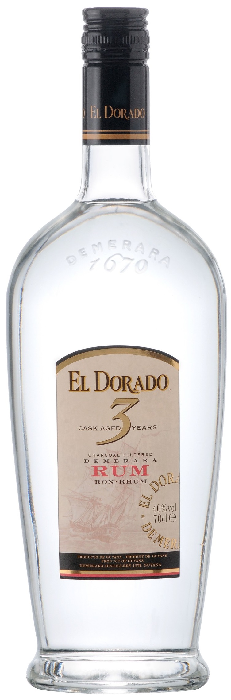 El Dorado 3 letý 40% 0,7l
