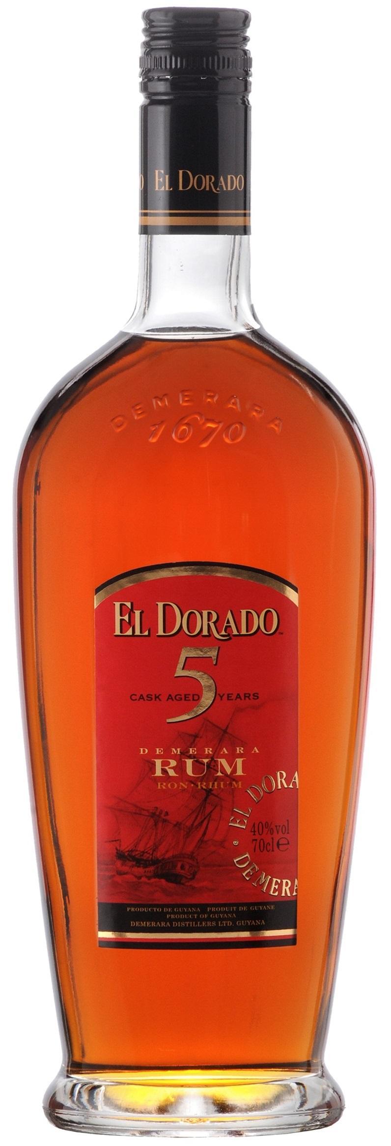 El Dorado 5 letý 40% 0,7l