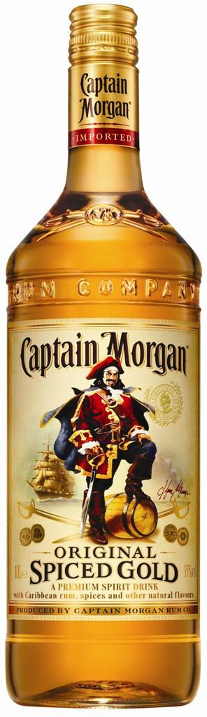 Captain Morgan Spiced Gold magnum 35% 3l (Holá láhev + pumpička)