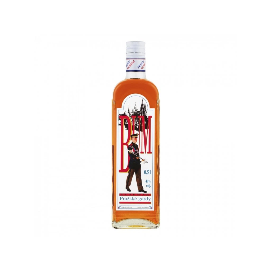 BUM PRAŽSKÉ GARDY 40% 0,5l (holá láhev)