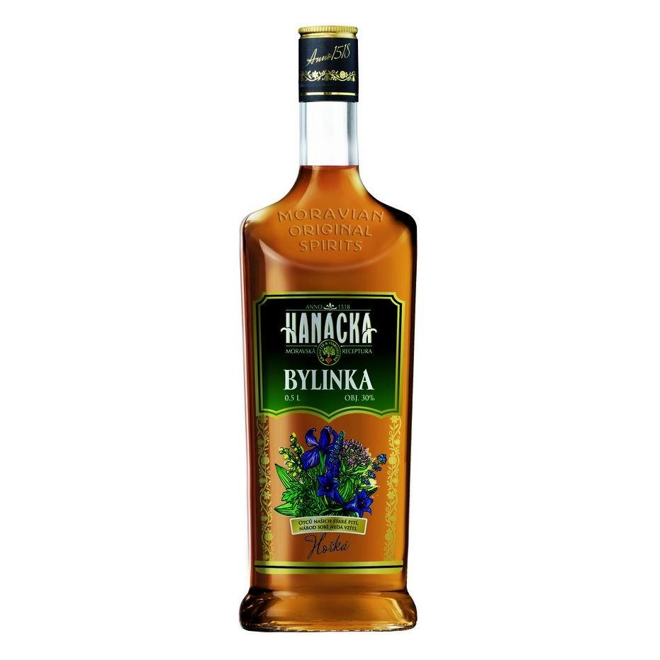 Bylinka Hanácká 35% 1l (holá láhev)