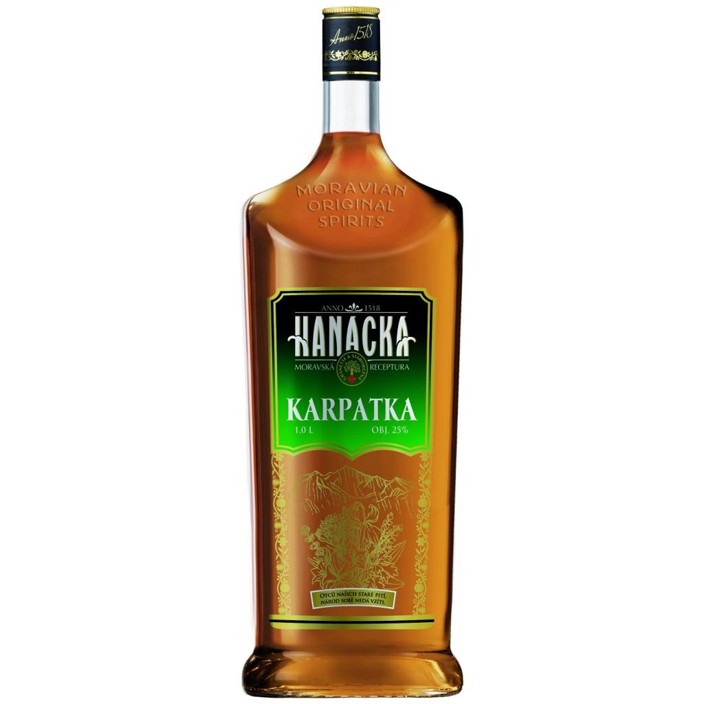 Hanácká Karpatka 25% 1l (holá láhev)