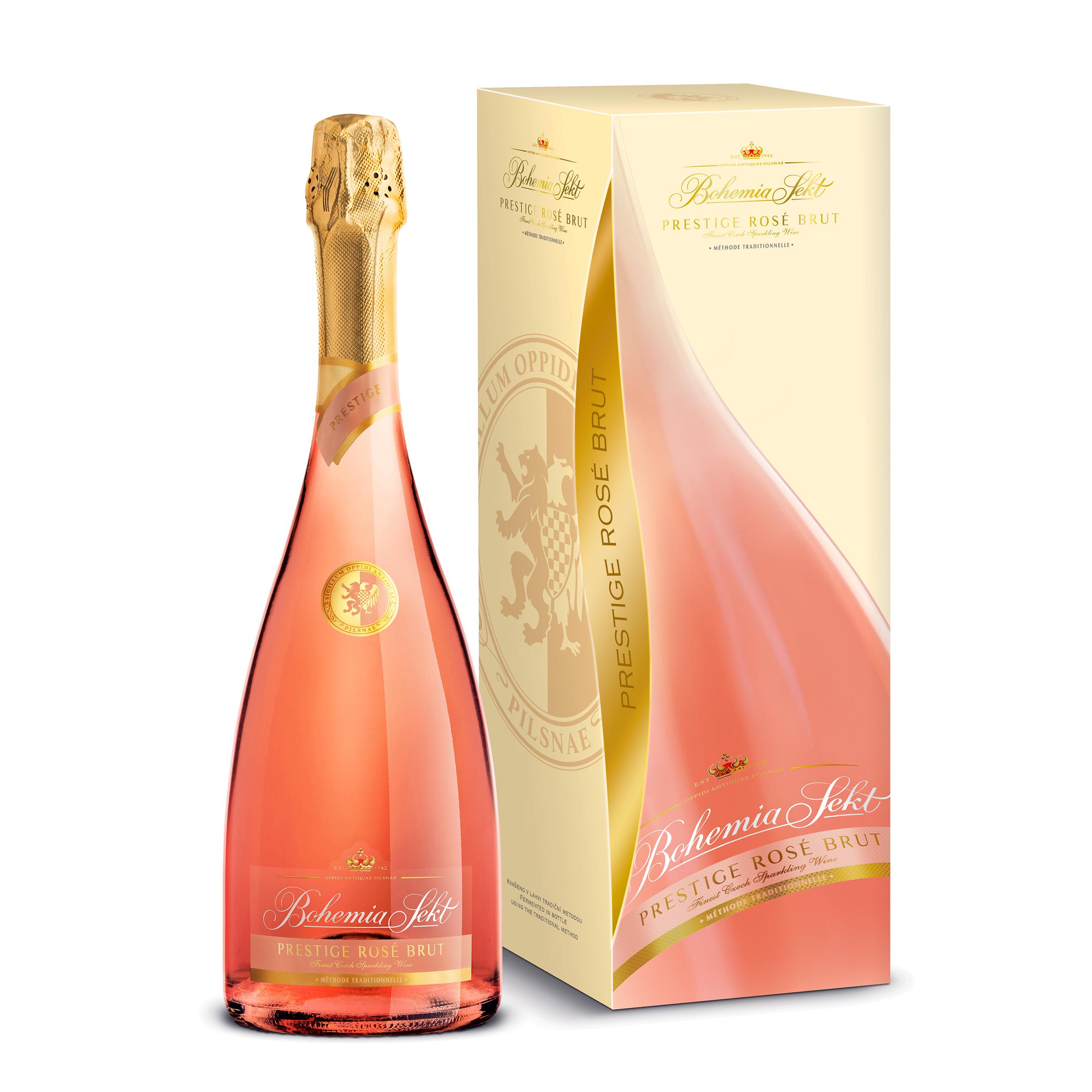 Bohemia Prestige Rosé Brut 0,75 l (karton)