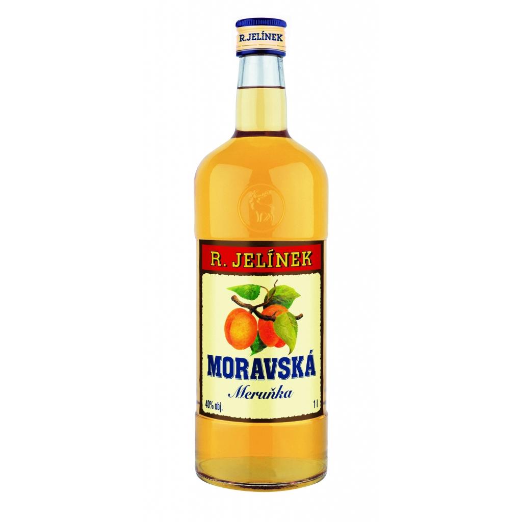 Moravská meruňka Rudolf Jelínek 35% 1l (holá láhev)
