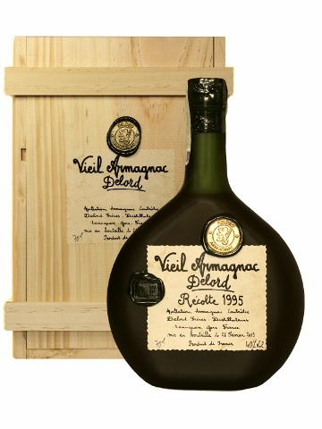 Armagnac Delord Millésimés - 1995, 40% 0,7 (Dřevěný obal)