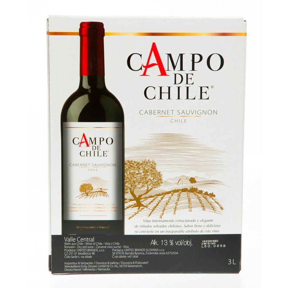 Campo de Spain Cabernet Sauvignon 1x3L BiB Wine of Spain