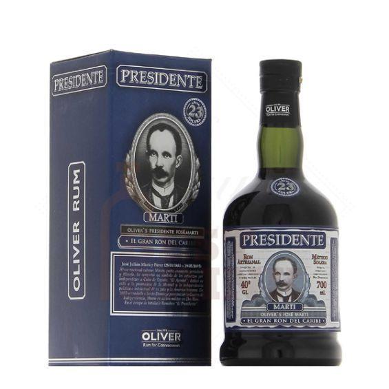 Oliver & Oliver Presidente Martí 23y 40% 0,7 l (Karton)