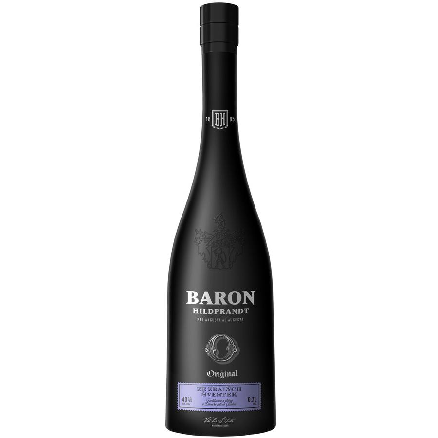 Baron Hildprandt - Ze zralých švestek 40% 0,7l (čistá flaša)