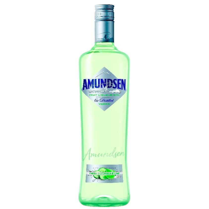Vod Amundsen Cucumbe&Lime 15% 0,5l (holá láhev)