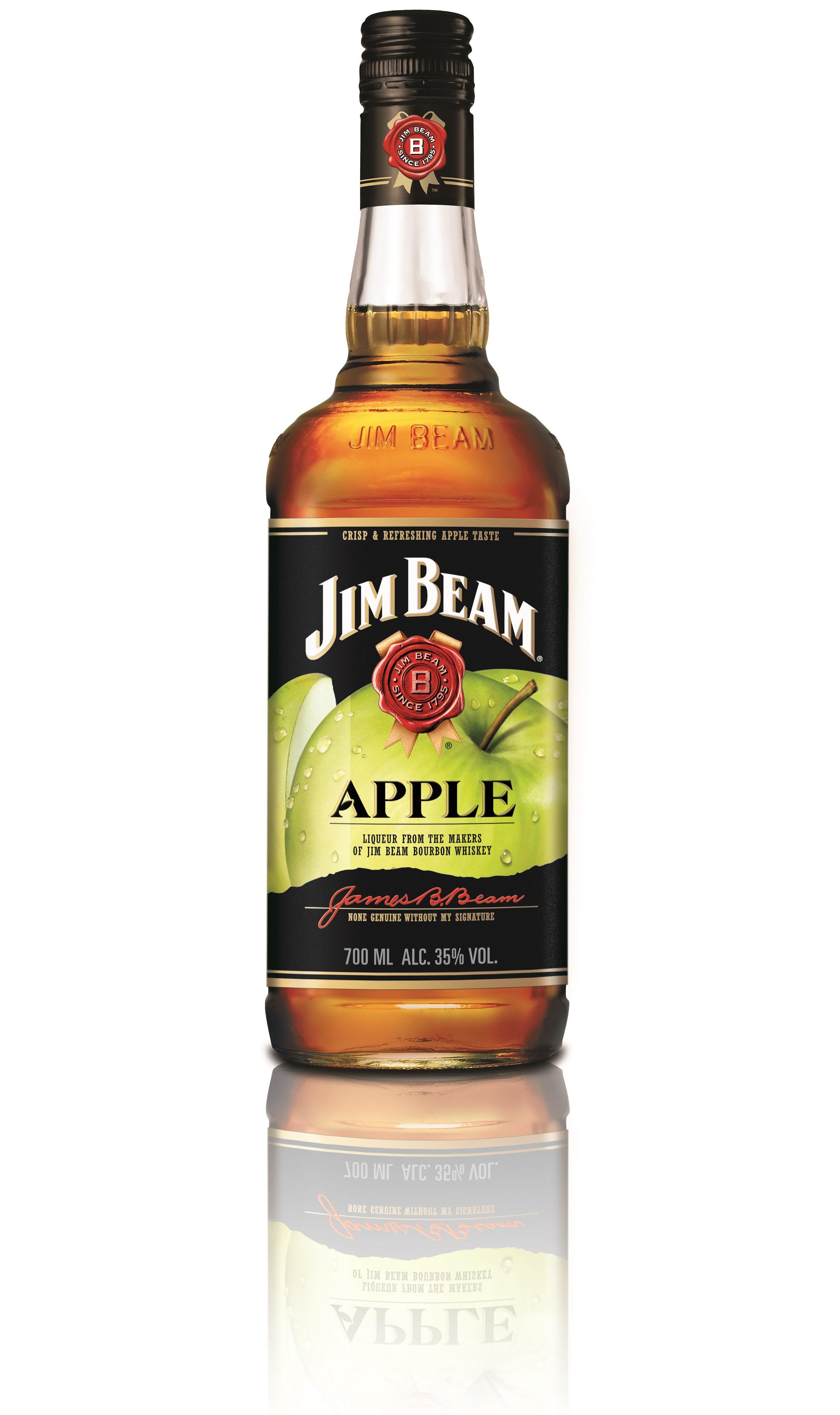 Jim Beam Apple 1l 32,5% (holá láhev)
