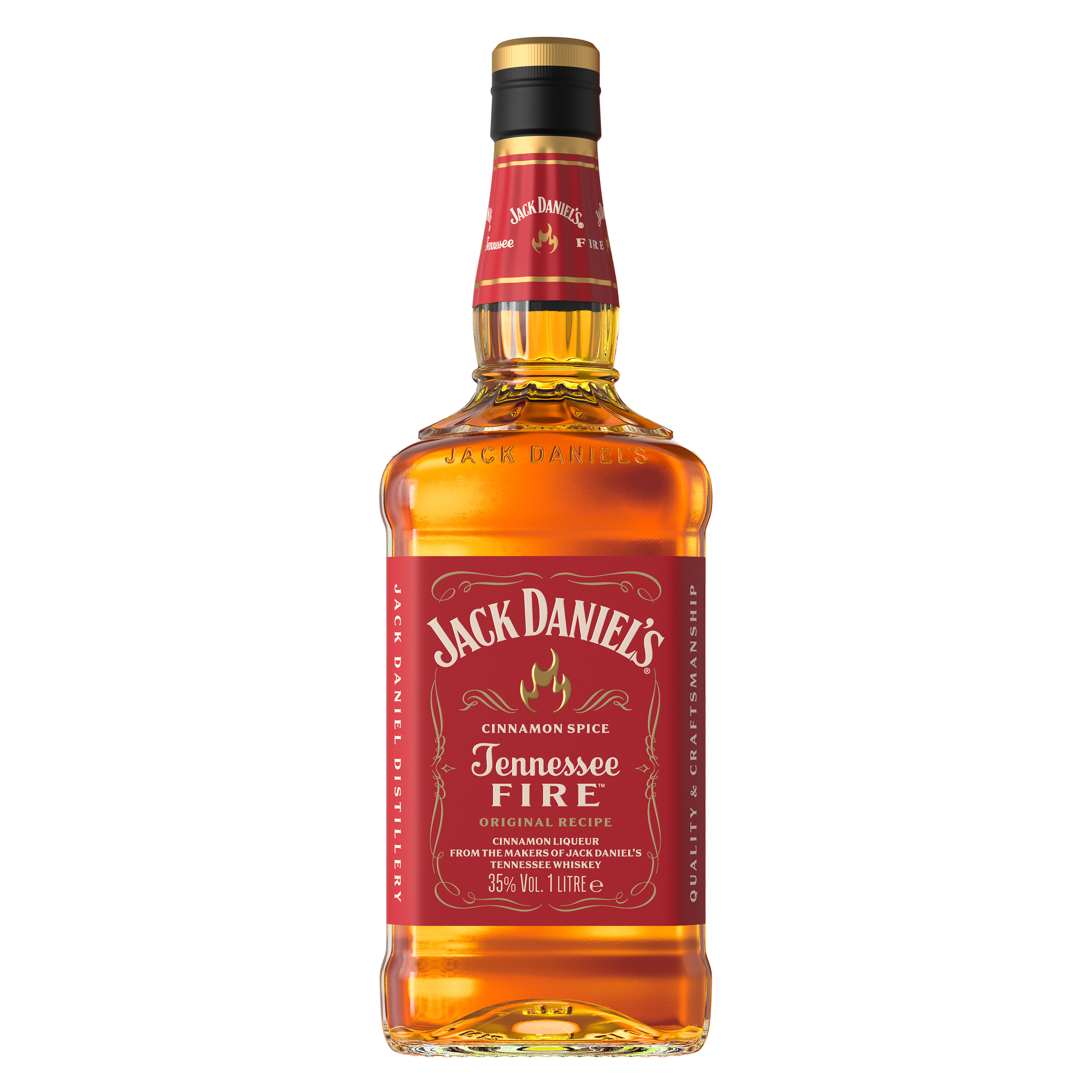 Jack Daniel's Fire 35% 1l (holá láhev)