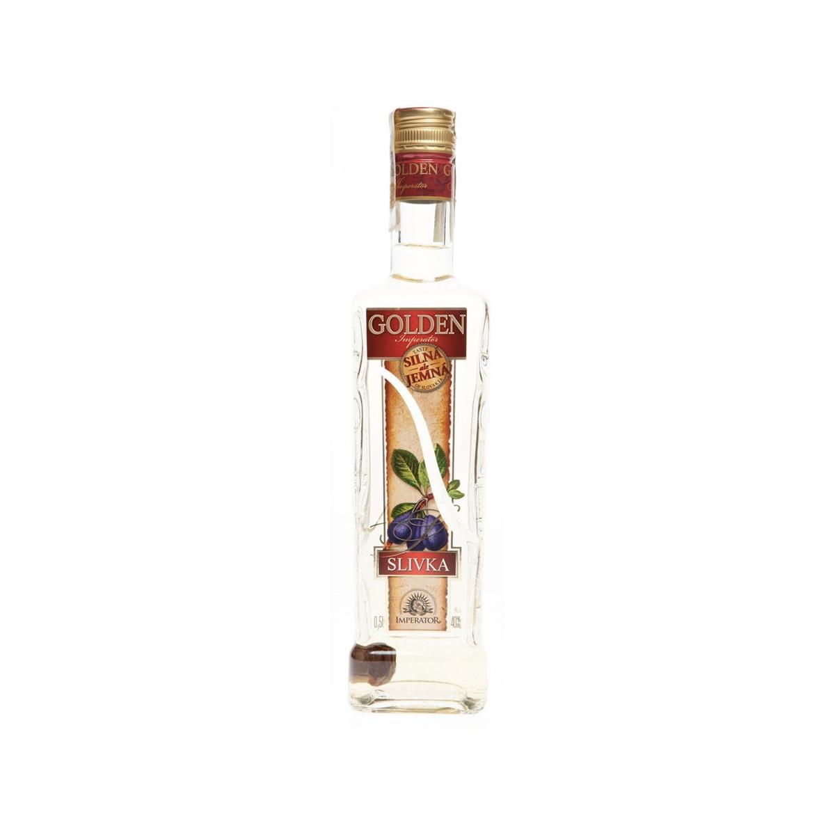 Slivka Golden 40% 0,5l (holá láhev)